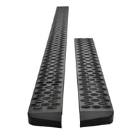 Thumbnail for Westin Ford Transit Van 150/250/350 (46in Driver & 97in. Pass) Grate Steps Running Boards - Tex. Blk