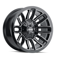 Thumbnail for Mayhem 8108 Decoy 20x9 / 6x135 BP / -5mm Offset / 106mm Hub Black w/ Milled Spokes Wheel