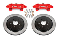 Thumbnail for BMR 14-17 Chevrolet SS Brake Kit For 15in Conversion Solid Rotors Red Calipers