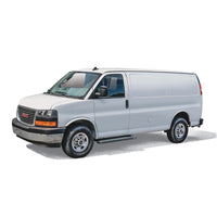 Thumbnail for Westin Ford Transit Van 150/250/350 (46in Driver & 97in. Pass) Grate Steps Running Boards - Tex. Blk