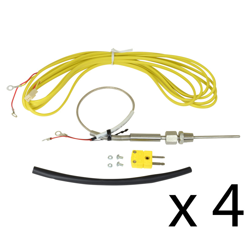 AEM Single K-Type Thermocouple Kit - 4 Pack