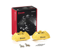 Thumbnail for Brembo OE 2020 Mercedes-Benz E53 AMG/E63 AMG S Hydraulic Front X-Style Brake Calipers - Yellow