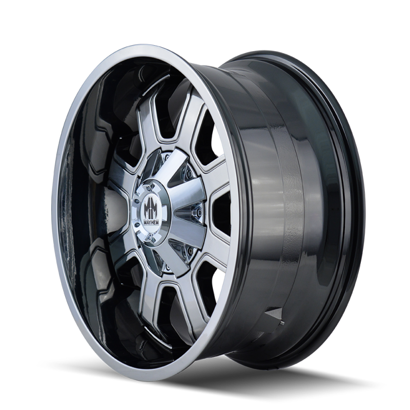 Mayhem 8103 Fierce 20x9 / 5x127 BP / 0mm Offset / 87mm Hub Chrome Wheel