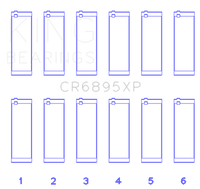 Thumbnail for King Ford Ecoboost 3.5L V6 (Size STDX) Tri Metal Connecting Rod Bearing Set