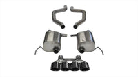 Thumbnail for Corsa 17-19 Chevy Corvette Z06 2.75in Axle Back Exhaust Black Dual Rear Exit Quad 4.5in Tip (Sport)