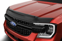 Thumbnail for AVS 2024 Ford Ranger Aeroskin II Textured Low Profile Hood Shield - Black