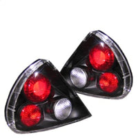 Thumbnail for Spyder Mitsubishi Mirage 99-02 2/4Dr Euro Style Tail Lights Black ALT-YD-ML99-BK