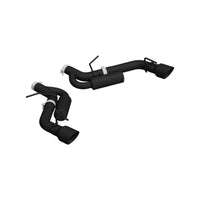 Thumbnail for MBRP 16-19 Chevrolet Camaro SS Dual Rear Exit Axle Back w/ 4.5in OD Tips - BLK (Non NPP Models)