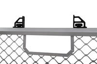 Thumbnail for Deezee Universal Aluminum Front Truck Cargo Management Cab Rack Silver Mesh