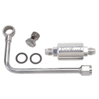 Thumbnail for Edelbrock 3/8In Hard Fuel Line w/ -6 B-Nut and Polished Filter