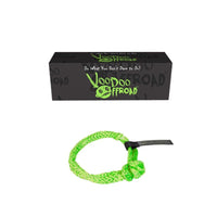 Thumbnail for Voodoo Offroad 2.0 Santeria Series 3/8in x 7in Winch Soft Shackle - Green