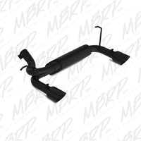 Thumbnail for MBRP 07-14 Jeep Wrangler/Rubicon 3.6L/3.8L V6 Axle-Back Dual Rear Exit Black Performance Exhuast Sys