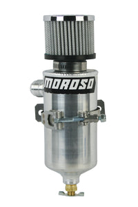 Thumbnail for Moroso Breather Tank/Catch Can -12An Male Fitting - Aluminum