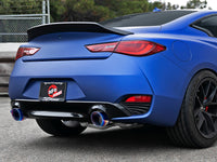 Thumbnail for aFe POWER Takeda 2.5in 304 SS Axle-Back Exhaust w/ Blue Flame Tips 17-19 Infiniti Q60 V6-3.0L (tt)