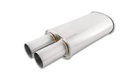 Thumbnail for Vibrant Streetpower Oval Muffler w/3.00in Round Straight Cut Tip (3.00in Inlet)