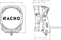 Thumbnail for ARB Nacho Offroad Technology Grande LED Light - Amber/White