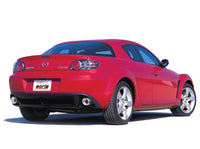 Thumbnail for Borla 03-09 Mazda RX-8 1.3L Single Round Rolled Angle-Cut Cat-Back Exhaust