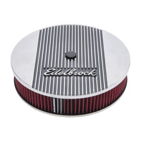 Thumbnail for Edelbrock Air Cleaner Elite II 14In Diameter w/ 3In Element Standard Height Polished