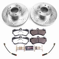 Thumbnail for Power Stop 17-18 Mercedes-Benz G550 4x4 Front Z26 Street Warrior Brake Kit