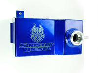 Thumbnail for Sinister Diesel 2013-2015 GM Duramax 6.6L LML Degas Bottle - Blue