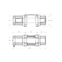 Thumbnail for Superwinch 3500 LBS 12V DC 7/32in x 40ft Steel Rope Roller Fairlead SP 35 Winch