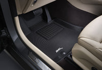 Thumbnail for 3D MAXider 20-23 Toyota Highlander Kagu Black Floor Mat - Row 1