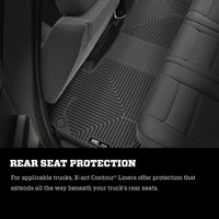 Thumbnail for Husky Liners 19-23 RAM 2500/3500 Mega Cab X-ACT 2nd Seat Floor Liner Full Coverage - Black