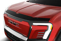 Thumbnail for AVS 2024 GMC Sierra EV Aeroskin Low Profile Acrylic Hood Shield - Smoke