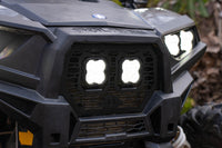 Thumbnail for Diode Dynamics 14-18 Polaris RZR XP Stage Series LED Grille Kit Bracket Kit