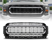 Thumbnail for Anzo 21-23 Ford F150 Black Housing Full LED Light Tube Front Grille