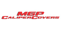 Thumbnail for MGP 4 Caliper Covers Engraved Front & Rear MOPAR Red finish silver ch