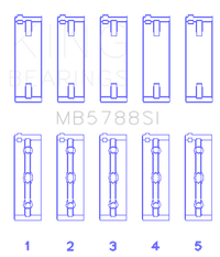 Thumbnail for King Engine Bearings Suzuki J24B (Size +0.50mm) Main Bearing Set