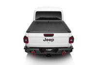 Thumbnail for Rugged Ridge 20-22 Jeep Gladiator w/Trail Rail Sys Armis Tonneau Cover w/Max Track - Tex. Blk