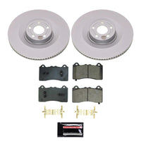 Thumbnail for Power Stop 21-23 Ford Mustang Mach-E Front Z17 Coated Brake Kit