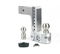 Thumbnail for Weigh Safe 8in Drop Hitch w/Built-in Scale & 3in Shank (10K/21K GTWR) - Aluminum