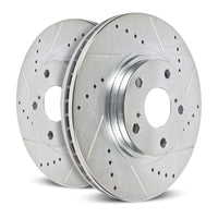 Thumbnail for Power Stop 08-12 Ford F-350 Super Duty Front Right Evolution Drilled & Slotted Rotor