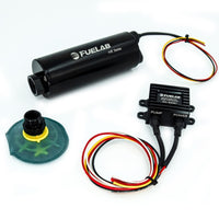 Thumbnail for Fuelab In-Tank Twin Screw Brushless Fuel Pump Kit w/Remote Mount Controller/65 Micron - 550 LPH