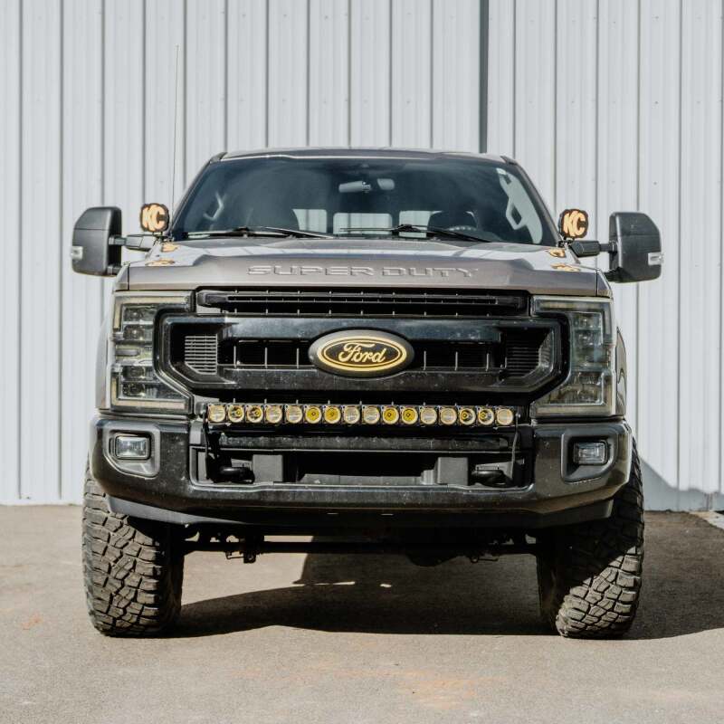 KC HiLiTES 11-16 Ford Super Duty Front Bumper Light Bar Mount For 40in Flex Era LED Light Bar