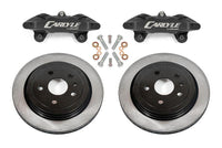 Thumbnail for BMR 14-19 Chevrolet Corvette C7 Brake Kit For 15in Conversion Solid Rotors Black Calipers