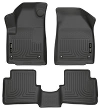 Thumbnail for Husky Liners 2013 Dodge Dart WeatherBeater Black Front & 2nd Seat Floor Liners