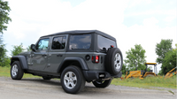 Thumbnail for Corsa 2018-2024 Jeep Wrangler JL 2.5in Dual Rear Turn Down Exit Black Touring Axle-Back Exhaust