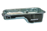 Thumbnail for Moroso Honda 2.2/2.3L H Series Stock (w/Oil Drainbacks) Wet Sump 4qt 5.25in Steel Oil Pan