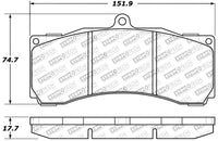 Thumbnail for StopTech Performance ST-60 Front or Rear Caliper Brake Pads