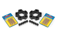 Thumbnail for BMR 14-17 Chevrolet SS Wheel Spacer Kit Front 1.25in Wide 1/2-20 Stud Shank Lugs - Black Anodized