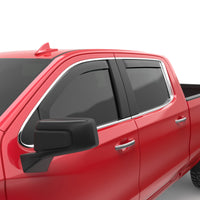 Thumbnail for EGR 2019 Chevy 1500 Crew Cab In-Channel Window Visors - Matte