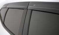 Thumbnail for AVS 07-18 Jeep Wrangler (2 Door Only) Ventvisor Low Profile Window Deflectors 2pc - Matte Black