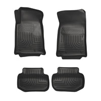 Thumbnail for Husky Liners 10-12 Chevrolet Camaro WeatherBeater Combo Black Floor Liners