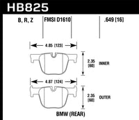 Thumbnail for Hawk 13-15 BMW 335i/335i xDrive / 14-16 BMW 435i/435i xDrive HPS 5.0 Rear Brake Pads