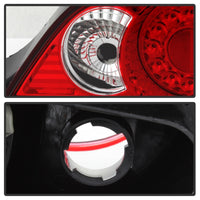 Thumbnail for Spyder Acura RSX 02-04 LED Tail Lights Red Clear ALT-YD-ARSX02-LED-RC