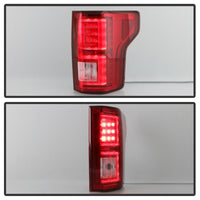 Thumbnail for Spyder 18-19 Ford F-150 (w/o Blind Spot Sensor) LED Tail Lights - Red Clear (ALT-YD-FF15018-LED-RC)